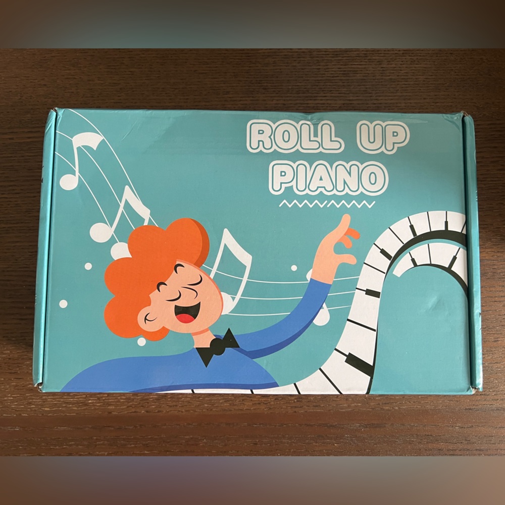 Flexible Roll Up Piano, 49 Keys Hand Roll Piano Portable Keyboard Piano